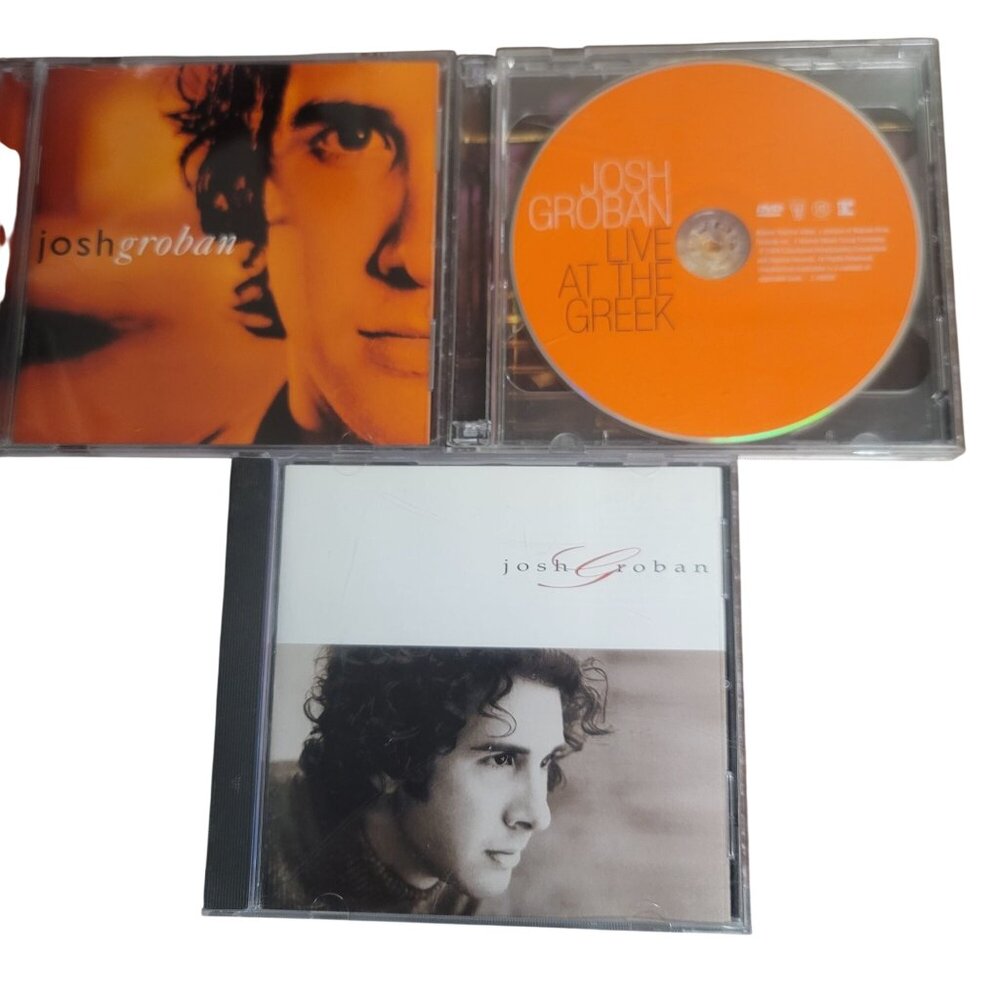 Josh Groban 3-CD Bundle: Self-Titled Album Closer & Live At The Greek